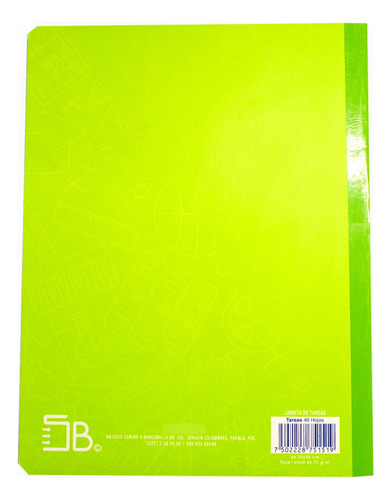 Libreta De Tareas Cosida Skybook