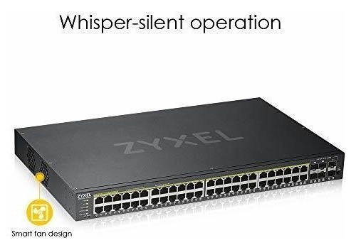 Conmutador De Red Zyxel Gs1920-48hpv2 48 Puertos Ethernet