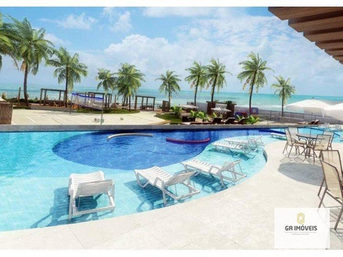 Imagem 1 de 20 de Beira Mar Pé Na Areia De Riacho Doce 1 E 2 Quartos Varanda, Lazer Completíssimo Só 364mil! - 160