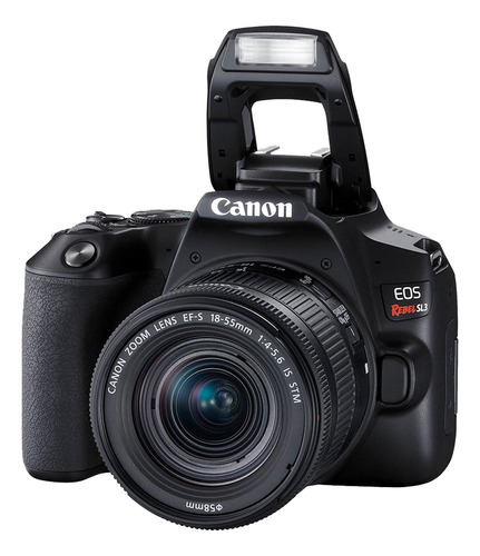  Canon Eos Rebel Kit Sl3 + 18-55mm Is Stm Dslr Color  Negro