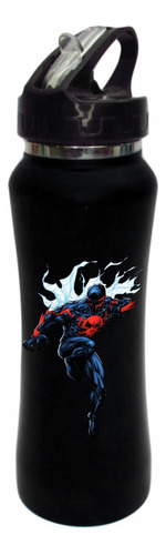 Termo Pitillo Spiderman 2099 Botilito Negro 650ml 