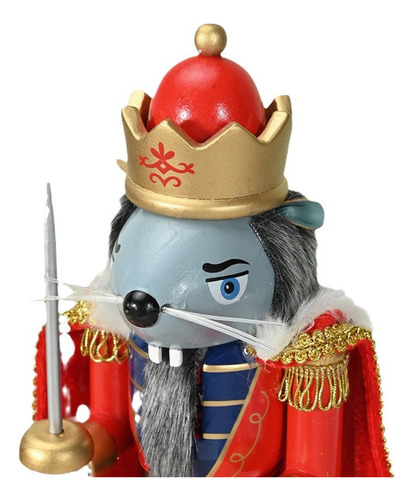 Adorno De Mesa Con Forma De Rey Ratón Y Cascanueces Para