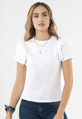 Camiseta Mujer Blanco 88419