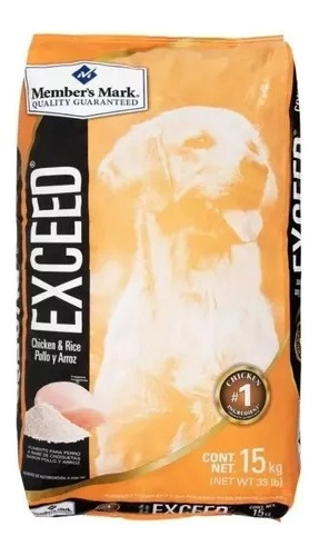 Alimento Perro Member's Mark Exceed 15kg Croqueta Pollo Arr6