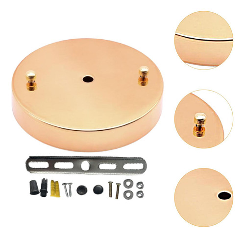 Kit De Canopy Placa De Cubierta De Luz Dia De Oro 12cm