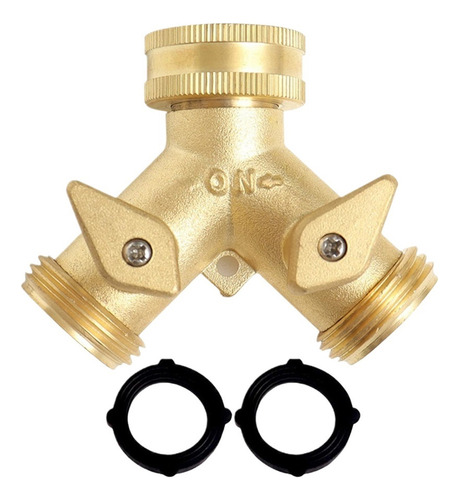 Divisor De Manguera De Jardín, Conector De Cobre Premium