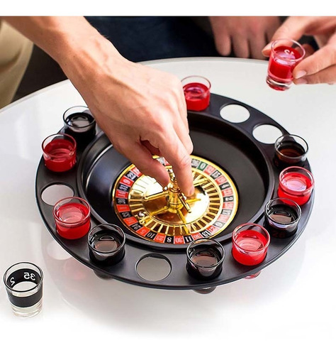Juego Ruleta Shots Juego De Mesa Drinker Shot 16 Copas