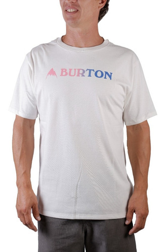 Remera Manga Corta Burton Logo Horizontal Mtn