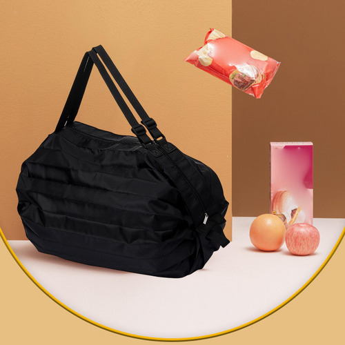 Bolsa De Compras Reutilizable Multiusos Bolsa Negro