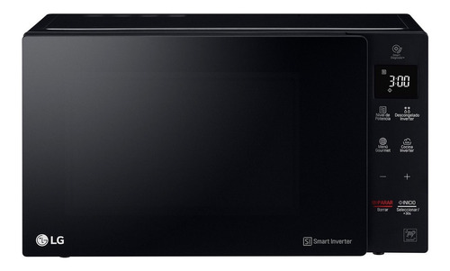Imagen 1 de 8 de Microondas LG NeoChef MS2536GIS Inverter   negro 25L 220V