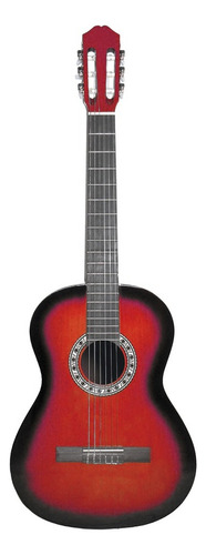 Guitarra acústica Racker Basic roja esfumado