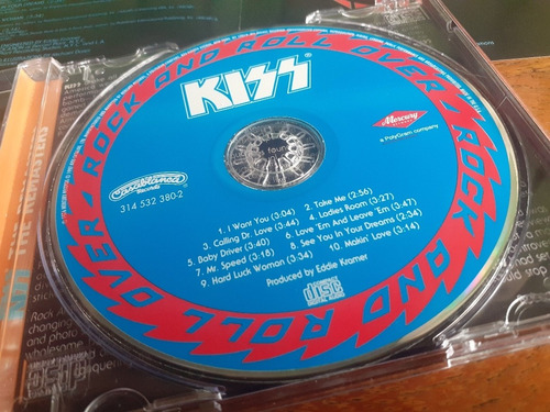 Cd Kiss - Rock And Roll Over - The Remasters 1997 - U.s.a.