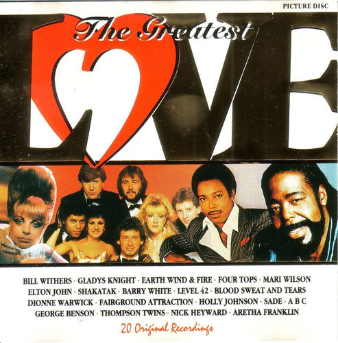 The Greatest Love Cd Earth Wind Fire Barry White Aretha  P 