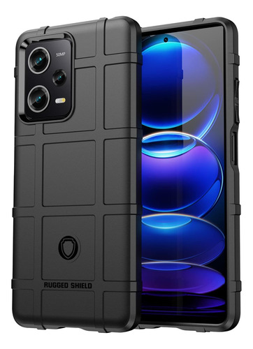 Funda Delgada Para Poco X5 Pro/redmi Note 12 Pro 5g Rugged Shield Con Protección De Cámara Y A Prueba De Golpes De Grado Militar