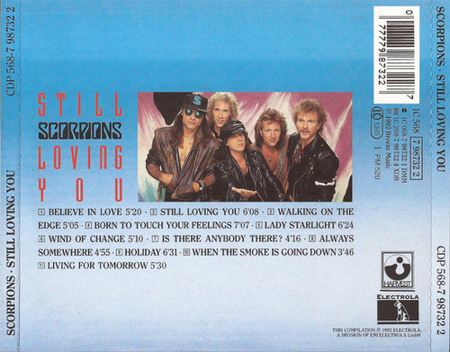 Cd Still Loving You (scorpions) Estándar