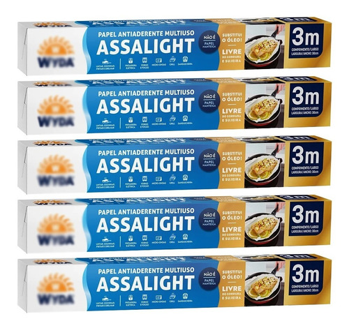  Papel Assalight Premium 3m Wyda 5 Rolos 