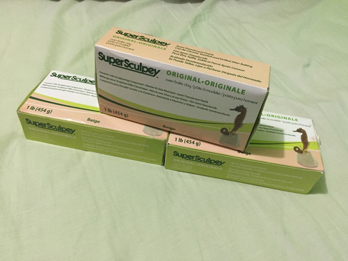 Arcilla Polimerica Supersculpey Beige 1lb+ Premo 57g C/envio