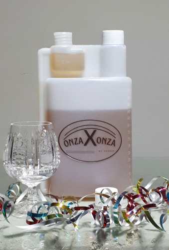 Onza X Onza Licorera Plástica Con Dosificador, 1 Lt Blanco