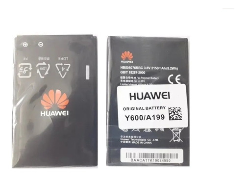 Bateria Huawei Y3 2 / Y600 U20 A199 G606 G615 Hb505076rbc