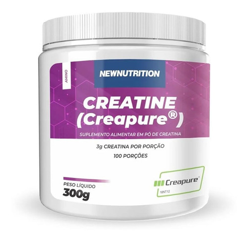 Creatine Creapure  - 300g Sem Sabor - Newnutrition