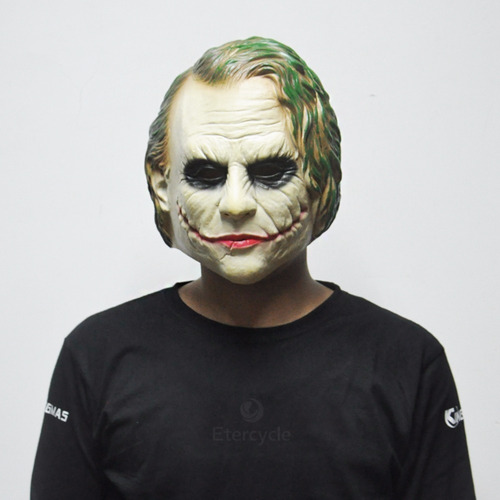 Imagen 1 de 7 de Mascara Joker Guason Batman Ecolatex Total Fit Adulto Hef