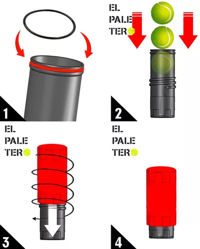 Presurizador De Pelotas de Pádel y Tenis