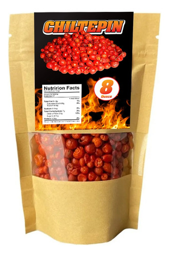 Chile Chiltepin De La Sierra Sonora Seco Picante 1 Kg