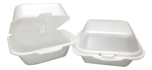 Hamburgueira De Isopor Copoplast H01 Pequena C/200 Un