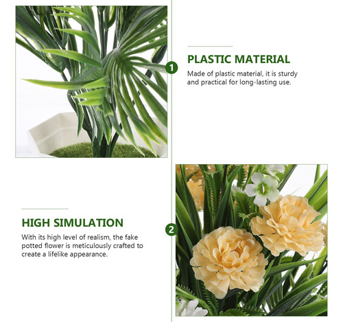 Adorno De Flores Artificiales Falsas Para Decoración De Bons