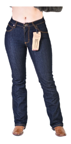 Jeans Wrangler Dama High Rise Vaqueros Nb40 | Meses sin intereses