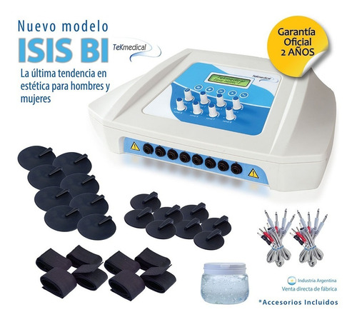 Electroestimulador Tekmedical - Multi Ondas - 16 Electrodos