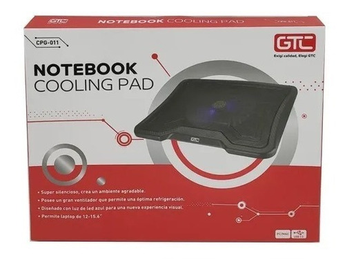 Base Cooler Notebook Cooling Pad Usb 2.0 Gtc Cpg-011