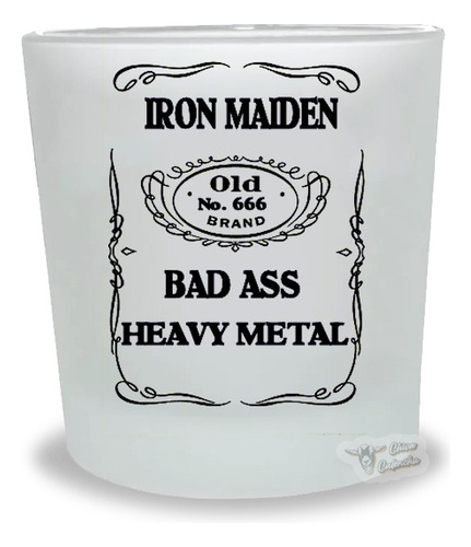 Vaso De Whisky Iron Maiden Heavy Metal - En Caja