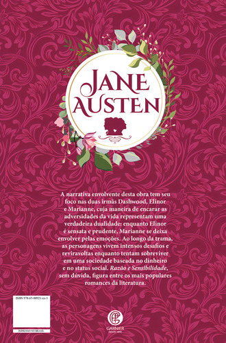 Razão e Sensibilidade, de Austen, Jane. Editorial Editora Garnier, capa mole em português, 2022