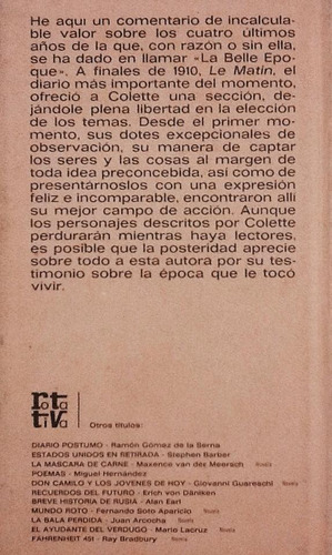 Cuentos De Las Mil Y Una Mañanas - Colette (Usado)