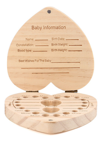 Caja Organizadora De Dientes Para Niños Baby Save Milk Teeth