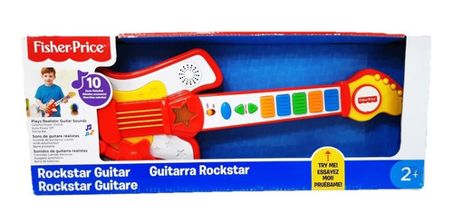Guitarra Musical Infantil Rockstar Con Luz - Premium 