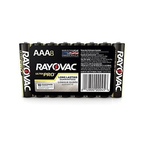 Rayovac Baterías Alcalinas Alaaa8pk, Tamaño Aaa (paquete De