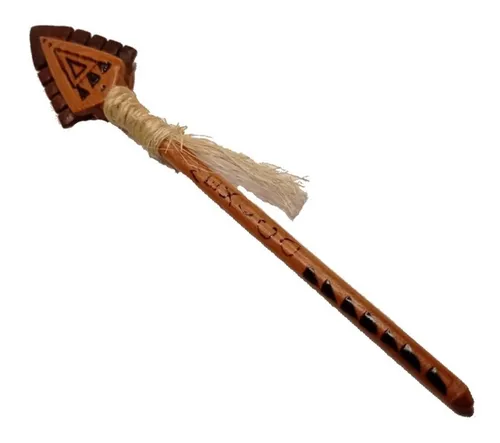 comprar Tepoztopilli Miniatura Lanza Mexica Azteca Artesanal Madera