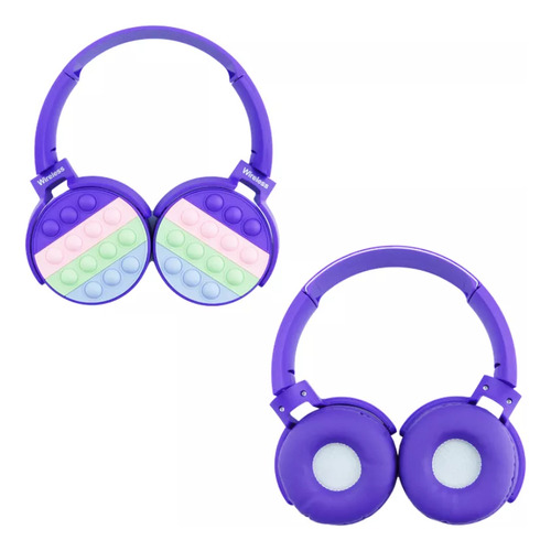 Audifono Para Niños Bluetooth Diseño Pop It