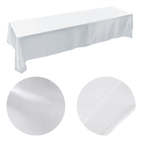 Mantel Rectangular De 145x320cm Cubierta Para Mesa