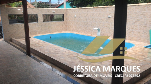 Imagem 11 de 12 de Casa 2 Quartos, Área Gourmet E Piscina Em Unamar - Jmc80