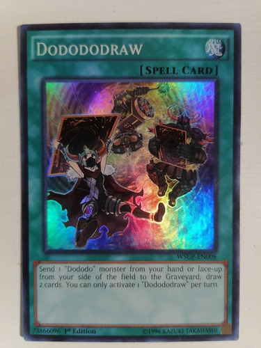 Yugioh! Dodododraw Wsup-en008 1st Edition