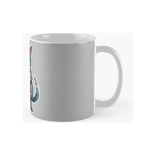 Taza Gato Guerrero Con Armadura #1 Calidad Premium