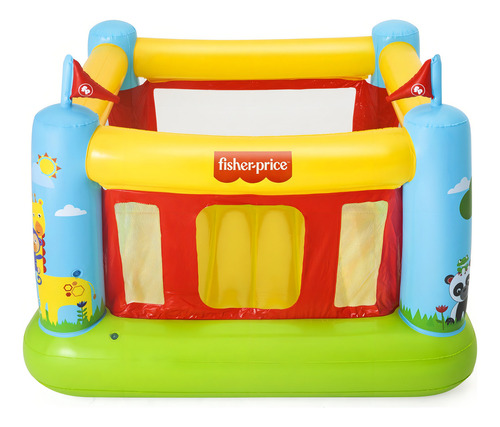 Brincolín Inflable Fisher Price Bestway 1.75 X 1.73 X 1.35 M Color Rojo