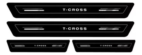 Soleira De Porta Platinum Preto - Tcross T-cross