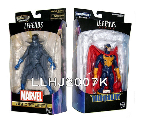 Gargoyle Grey & Nighthawk Sin Pieza Baf Lote 2 Fig. Marvel 