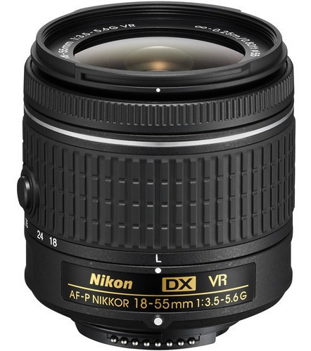 Nikon Kit D5600 + lente AF-P DX 18-55mm VR + lente AF-P DX 70-300mm DSLR color negro