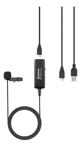 Boya By-dm10uc Micrófono Lavalier Omnidireccional Con Usb-c