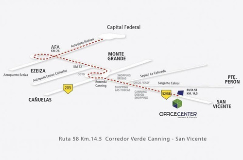 Imagen 17 de 17 de Office Center - Oficinas 60 M2 En Canning, Sobre Ruta 58